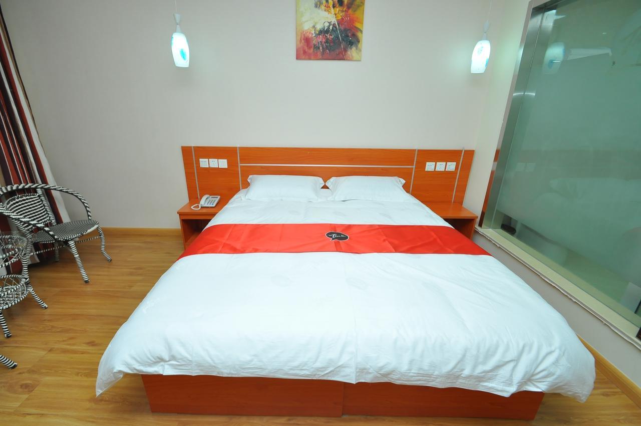 Thank Inn Chain Hotel West Eleven Road Mall Linyi  Dış mekan fotoğraf