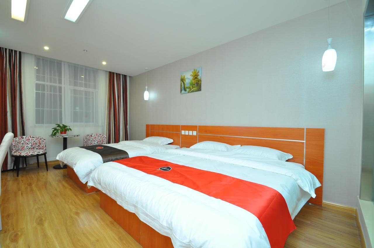 Thank Inn Chain Hotel West Eleven Road Mall Linyi  Dış mekan fotoğraf